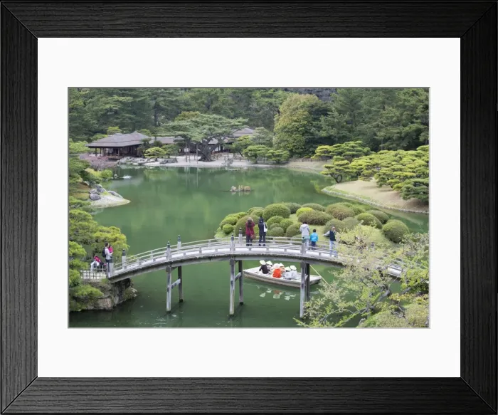 Framed Print : Ritsurin-koen, Takamatsu, Shikoku, Japan, Asia Framed Print : Ritsurin-koen, Takamatsu, Shikoku, Japan, Asia
