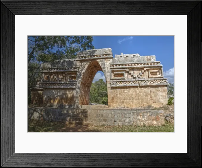 Framed Print : El Arco (The Arch), Labna, Mayan Ruins, Yucatan, Mexico, North America