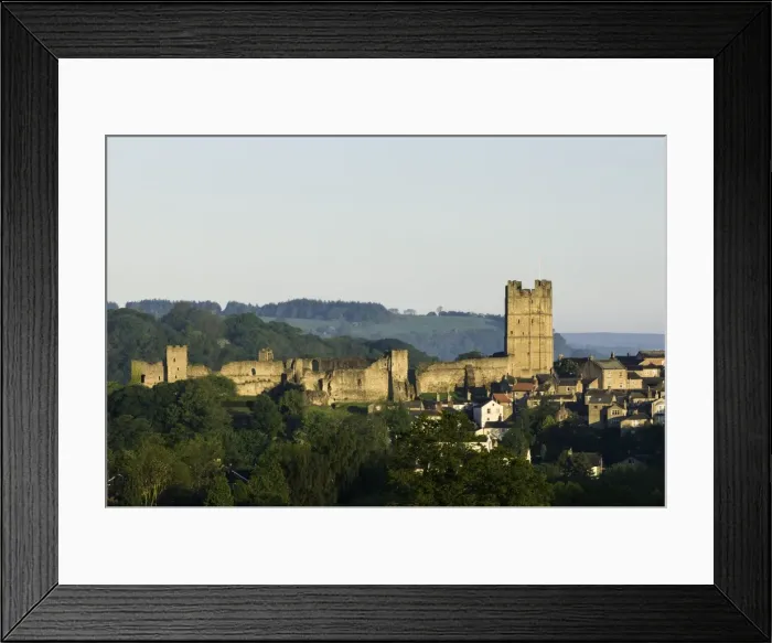 Framed Print : Early morning view of Richomd Castle in Yorkshire, England, United Kingdom, Europe Framed Print : Early morning view of Richomd Castle in Yorkshire, England, United Kingdom, Europe