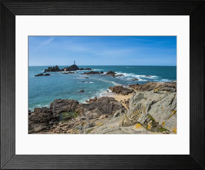 Framed Print : La Corbiere lighthouse, Jersey, Channel Islands, United Kingdom, Europe Framed Print : La Corbiere lighthouse, Jersey, Channel Islands, United Kingdom, Europe