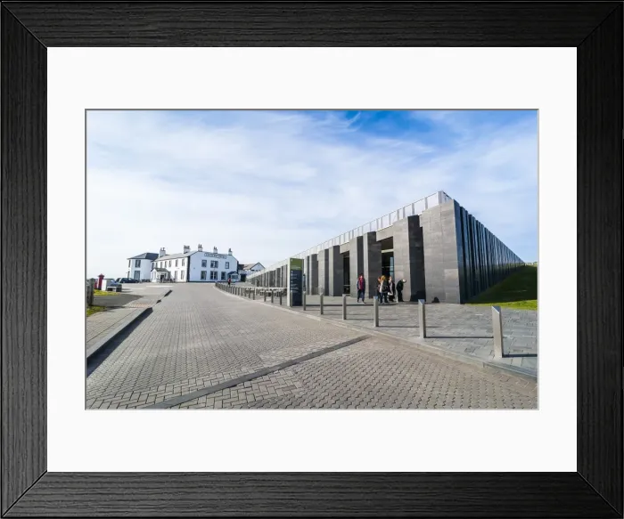 Framed Print : Casueway Museum, Giants Causeway, UNESCO World Heritage Site, Co. Antrim, Ulster Framed Print : Casueway Museum, Giants Causeway, UNESCO World Heritage Site, Co. Antrim, Ulster