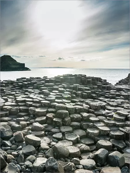 The Giants Causeway, UNESCO World Heritage Site, County Antrim, Ulster, Northern Ireland