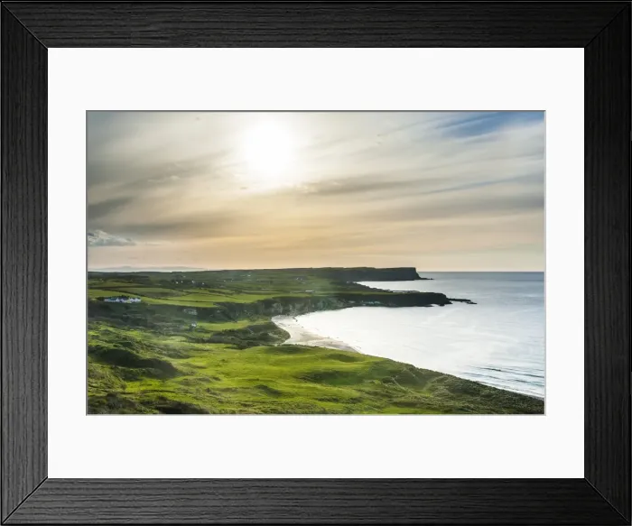 Framed Print : View over Whitepark Bay (White Park Bay), County Antrim, Ulster, Northern Ireland Framed Print : View over Whitepark Bay (White Park Bay), County Antrim, Ulster, Northern Ireland