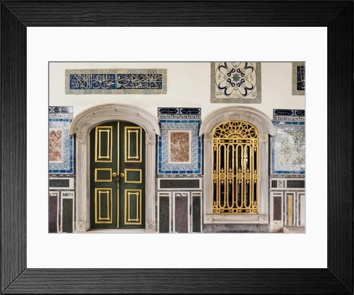 Framed Print : Topkapi Palace, UNESCO World Heritage Site, Sultanahmet, Istanbul, Turkey, Europe