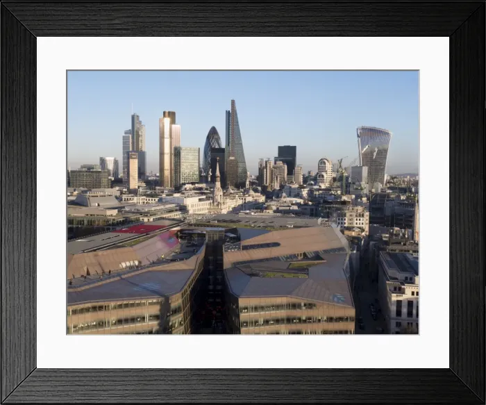 Framed Print : City skyline from St. Pauls, London, England, United Kingdom, Europe