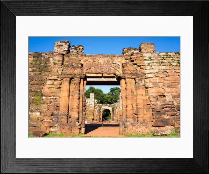 Framed Print : San Ignacio Jesuit Mission of the Guarani Indians, UNESCO World Heritage Site, Argentina