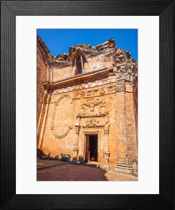 Framed Print : La Santisima Trinidad de Parana, Jesuit Mission of the Guarani Indians, UNESCO World Heritage Site Framed Print : La Santisima Trinidad de Parana, Jesuit Mission of the Guarani Indians, UNESCO World Heritage Site