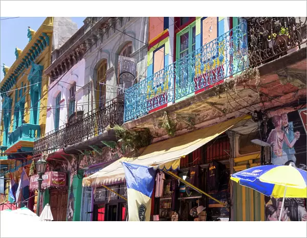 La Boca district, known for its vibrant colours, restaurants and the tango, Buenos Aires