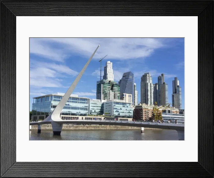 Framed Print : Luxury flats and office buildings, modern architecture, Puerta Madera, Buenos Aires Framed Print : Luxury flats and office buildings, modern architecture, Puerta Madera, Buenos Aires