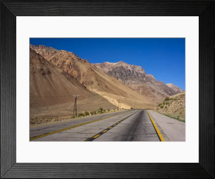 Framed Print : Main road, Atacama Desert, Argentina, South America Framed Print : Main road, Atacama Desert, Argentina, South America