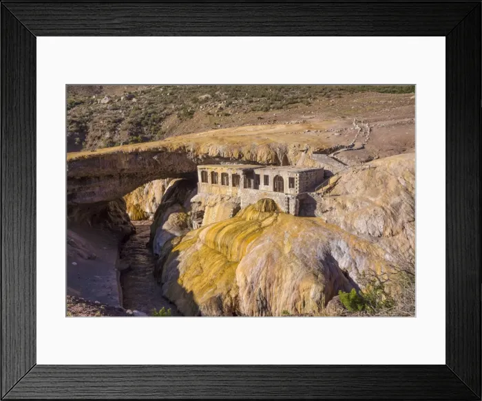 Framed Print : Inca natural bridge, volcanic sediment, Mendoza district, Argentina, South America Framed Print : Inca natural bridge, volcanic sediment, Mendoza district, Argentina, South America
