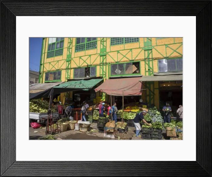 Framed Print : Central market, Valparaiso, UNESCO World Heritage Site, Chile, South America Framed Print : Central market, Valparaiso, UNESCO World Heritage Site, Chile, South America