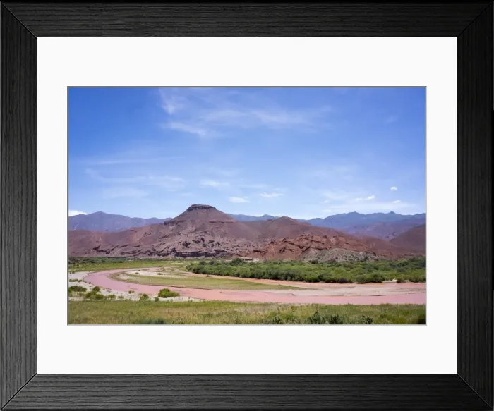 Framed Print : River Concha, Los Colorados, Salta region, Argentina, South America Framed Print : River Concha, Los Colorados, Salta region, Argentina, South America