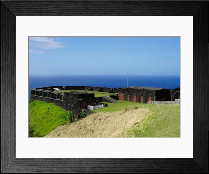 Framed Print : Brimstone Hill Fortress, UNESCO World Heritage Site, St. Kitts, St. Kitts and Nevis Framed Print : Brimstone Hill Fortress, UNESCO World Heritage Site, St. Kitts, St. Kitts and Nevis