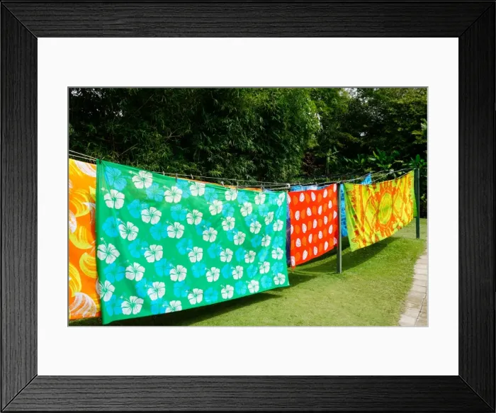 Framed Print : Batik, St. Kitts, St. Kitts and Nevis, Leeward Islands, West Indies, Caribbean, Central Framed Print : Batik, St. Kitts, St. Kitts and Nevis, Leeward Islands, West Indies, Caribbean, Central