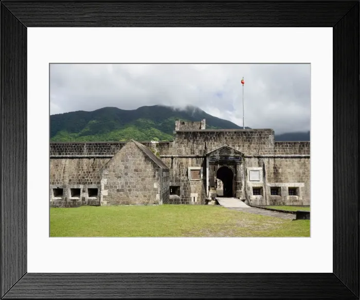Framed Print : Brimstone Hill Fortress, UNESCO World Heritage Site, St. Kitts, St. Kitts and Nevis Framed Print : Brimstone Hill Fortress, UNESCO World Heritage Site, St. Kitts, St. Kitts and Nevis