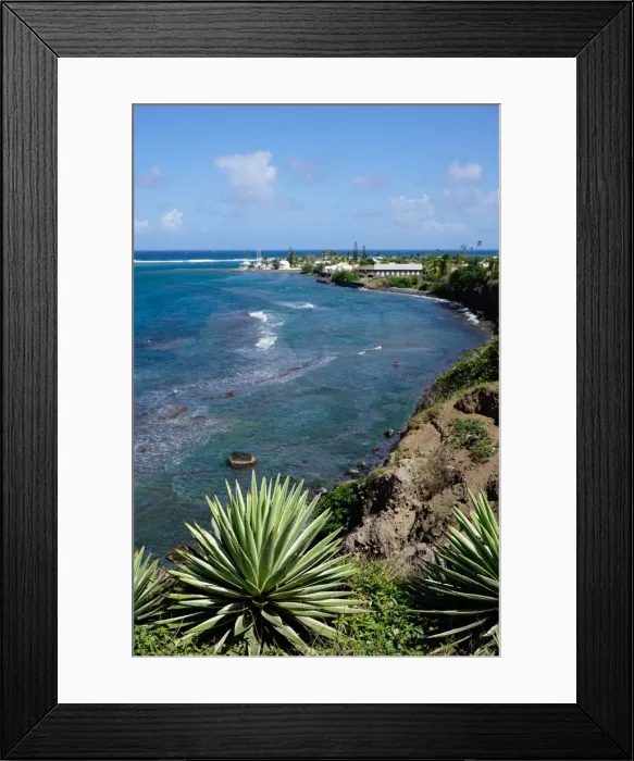 Framed Print : Atlantic coast, St. Kitts, St. Kitts and Nevis, Leeward Islands, West Indies, Caribbean Framed Print : Atlantic coast, St. Kitts, St. Kitts and Nevis, Leeward Islands, West Indies, Caribbean