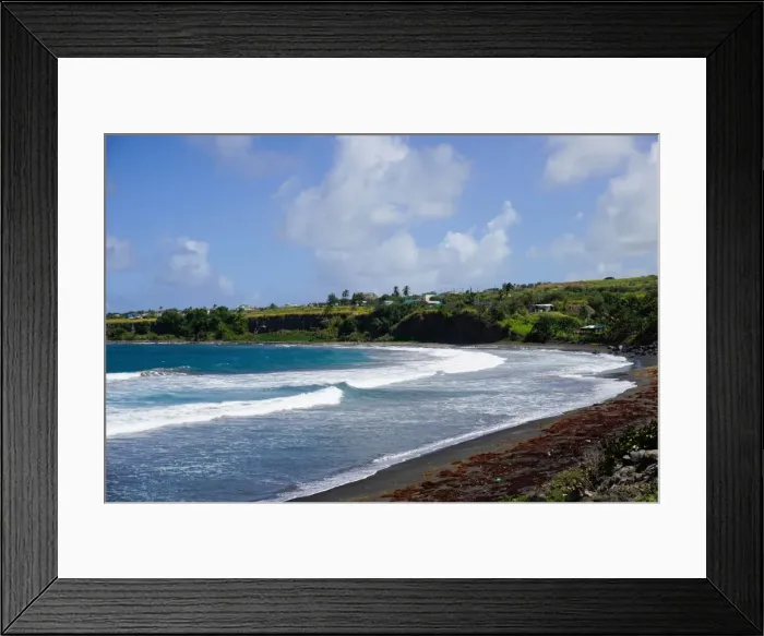 Framed Print : Atlantic coast, St. Kitts, St. Kitts and Nevis, Leeward Islands, West Indies, Caribbean Framed Print : Atlantic coast, St. Kitts, St. Kitts and Nevis, Leeward Islands, West Indies, Caribbean