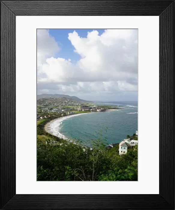 Framed Print : Atlantic coast, St. Kitts, St. Kitts and Nevis, Leeward Islands, West Indies, Caribbean Framed Print : Atlantic coast, St. Kitts, St. Kitts and Nevis, Leeward Islands, West Indies, Caribbean