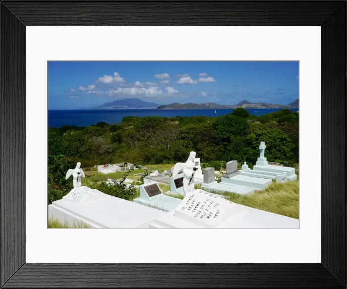 Framed Print : Graveyard at S. Thomas Anglican Church built in 1643, Nevis, St. Kitts and Nevis Framed Print : Graveyard at S. Thomas Anglican Church built in 1643, Nevis, St. Kitts and Nevis