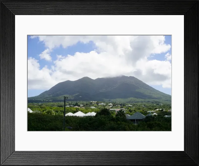 Framed Print : Mount Nevis, Nevis, St. Kitts and Nevis, Leeward Islands, West Indies, Caribbean Framed Print : Mount Nevis, Nevis, St. Kitts and Nevis, Leeward Islands, West Indies, Caribbean