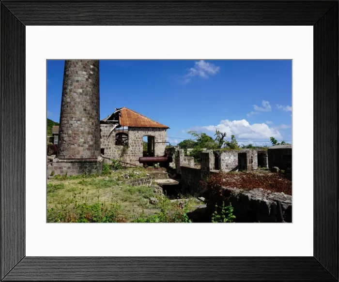 Framed Print : Derelict old sugar mill, Nevis, St. Kitts and Nevis, Leeward Islands, West Indies Framed Print : Derelict old sugar mill, Nevis, St. Kitts and Nevis, Leeward Islands, West Indies