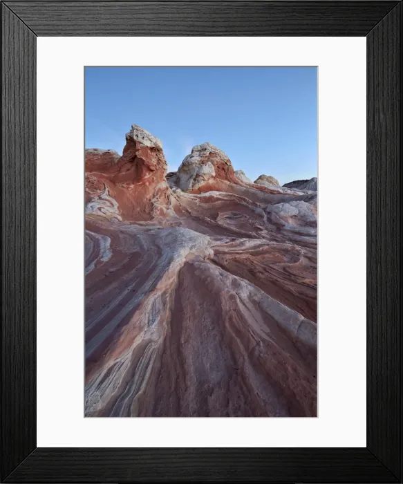 Framed Print : Red and white sandstone formations, White Pocket, Vermilion Cliffs National Monument Framed Print : Red and white sandstone formations, White Pocket, Vermilion Cliffs National Monument