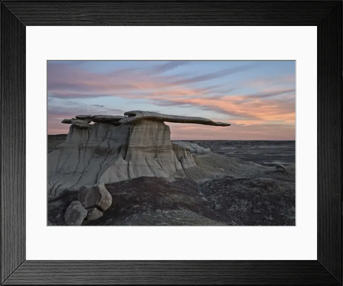Framed Print : King of Wings at sunset, Bisti Wilderness, New Mexico, United States of America Framed Print : King of Wings at sunset, Bisti Wilderness, New Mexico, United States of America