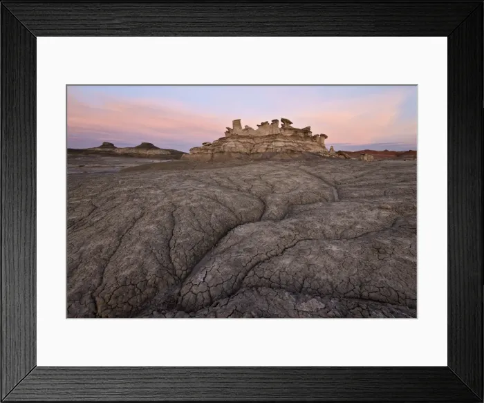 Framed Print : Badlands at dawn, Bisti Wilderness, New Mexico, United States of America, North America Framed Print : Badlands at dawn, Bisti Wilderness, New Mexico, United States of America, North America
