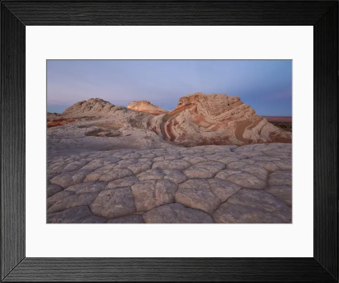 Framed Print : Sandstone brain rock and red and white swirls at dawn, White Pocket, Vermilion Cliffs Framed Print : Sandstone brain rock and red and white swirls at dawn, White Pocket, Vermilion Cliffs