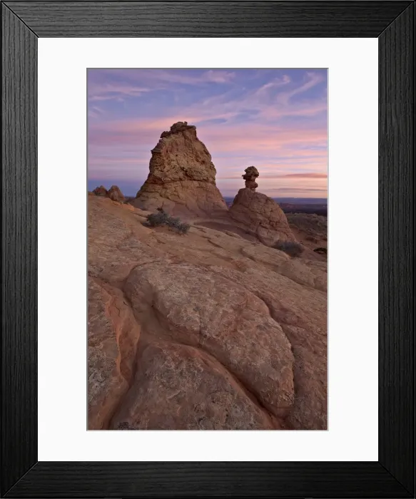 Framed Print : Sandstone formations at sunrise, Coyote Buttes Wilderness, Vermilion Cliffs National Monument Framed Print : Sandstone formations at sunrise, Coyote Buttes Wilderness, Vermilion Cliffs National Monument