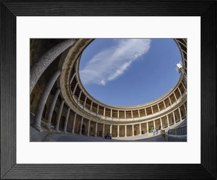 Framed Print : Palace of Charles V, Alhambra, UNESCO World Heritage Site, Granada, Province of Granada Framed Print : Palace of Charles V, Alhambra, UNESCO World Heritage Site, Granada, Province of Granada