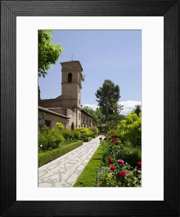 Framed Print : Parador at the Alhambra, Granada, Province of Granada, Andalusia, Spain, Europe Framed Print : Parador at the Alhambra, Granada, Province of Granada, Andalusia, Spain, Europe