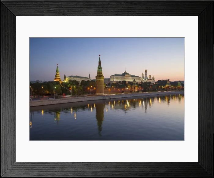 Framed Print : Kremlin churches and towers from Moscow River Bridge, Moscow, Russia, Europe Framed Print : Kremlin churches and towers from Moscow River Bridge, Moscow, Russia, Europe