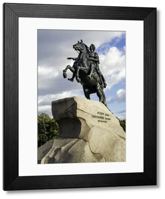 Framed Print : Statue of Peter the Great in St. Petersburg, Russia, Europe Framed Print : Statue of Peter the Great in St. Petersburg, Russia, Europe