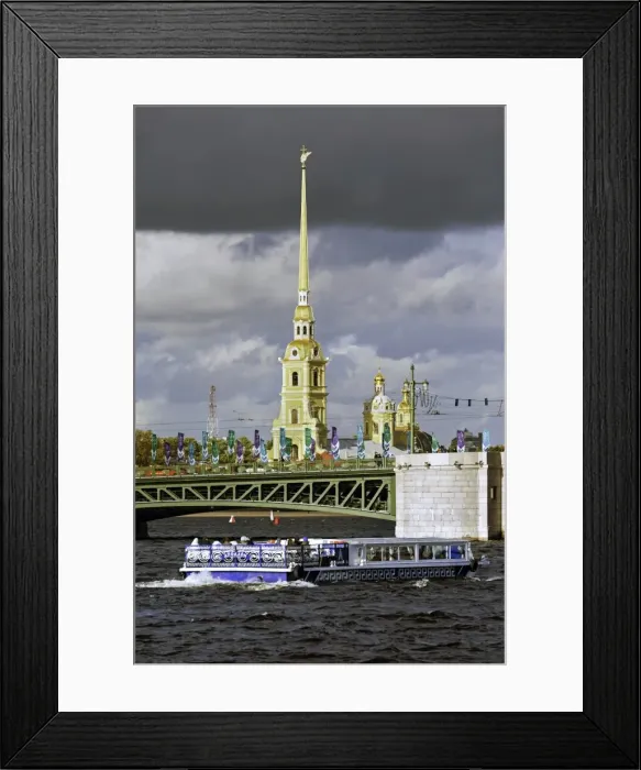 Framed Print : Peter and Paul Fortress on Neva riverside, UNESCO World Heritage Site, St. Petersburg Framed Print : Peter and Paul Fortress on Neva riverside, UNESCO World Heritage Site, St. Petersburg