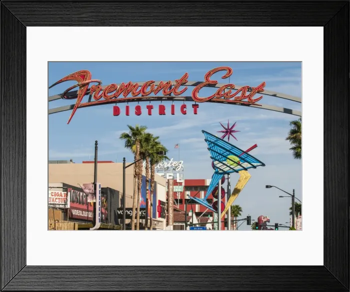 Framed Print : Fremont Street and neon sign, Las Vegas, Nevada, United States of America, North America Framed Print : Fremont Street and neon sign, Las Vegas, Nevada, United States of America, North America