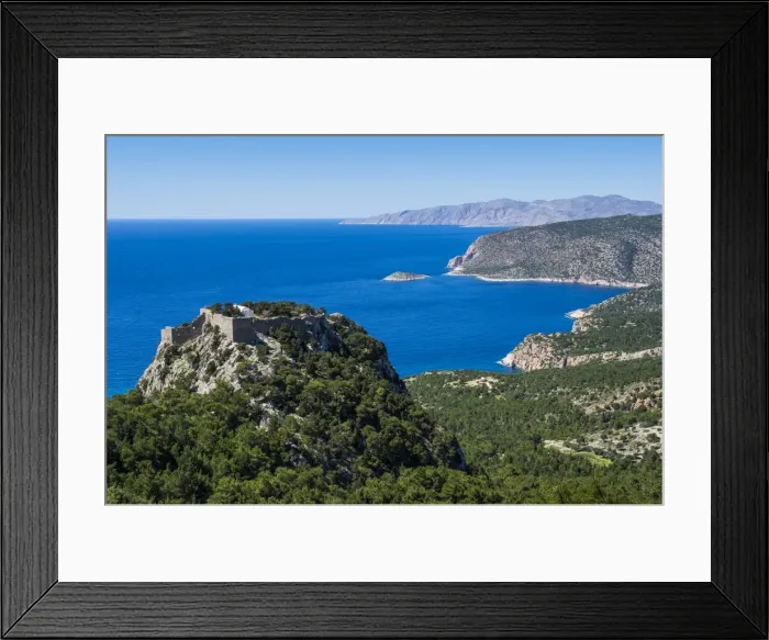 Framed Print : The castle of Monolithos, Rhodes, Dodecanese Islands, Greek Islands, Greece, Europe Framed Print : The castle of Monolithos, Rhodes, Dodecanese Islands, Greek Islands, Greece, Europe