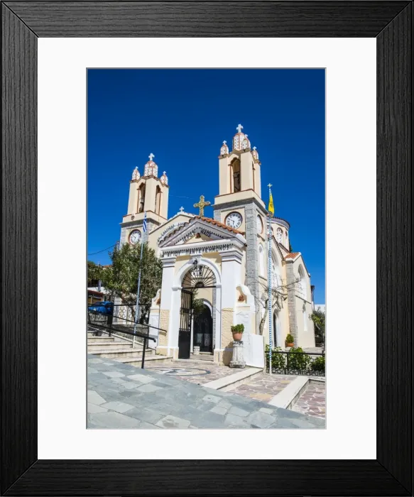 Framed Print : Church in Sianna village, Rhodes, Dodecanese Islands, Greek Islands, Greece, Europe Framed Print : Church in Sianna village, Rhodes, Dodecanese Islands, Greek Islands, Greece, Europe