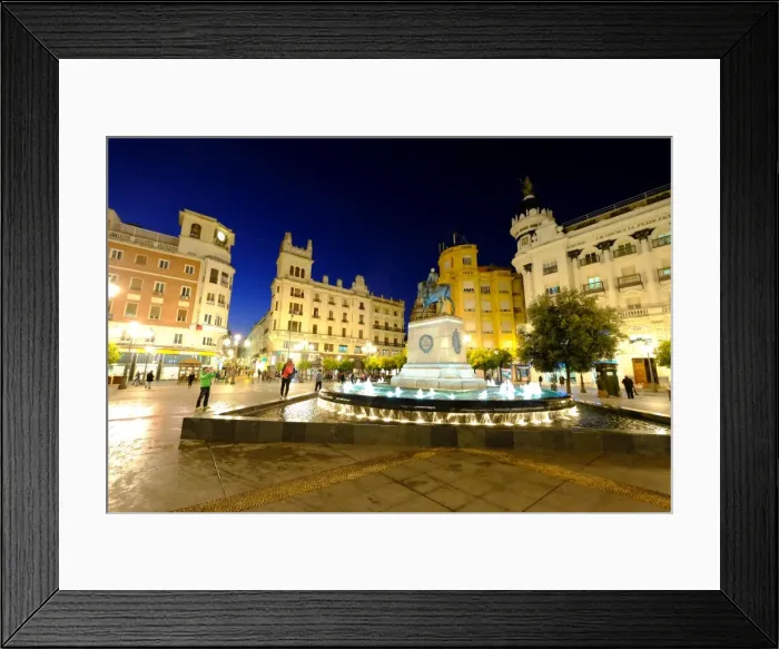 Framed Print : Plaza Tendillas, Cordoba, Andalucia, Spain, Europe Framed Print : Plaza Tendillas, Cordoba, Andalucia, Spain, Europe