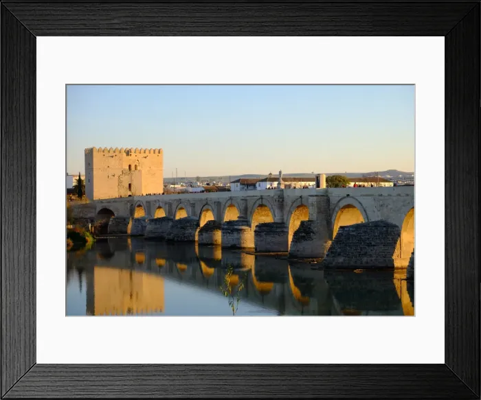 Framed Print : Calahorra Tower and the Roman bridge (Puente Romano) over the Rio Guadalquivir, UNESCO Framed Print : Calahorra Tower and the Roman bridge (Puente Romano) over the Rio Guadalquivir, UNESCO