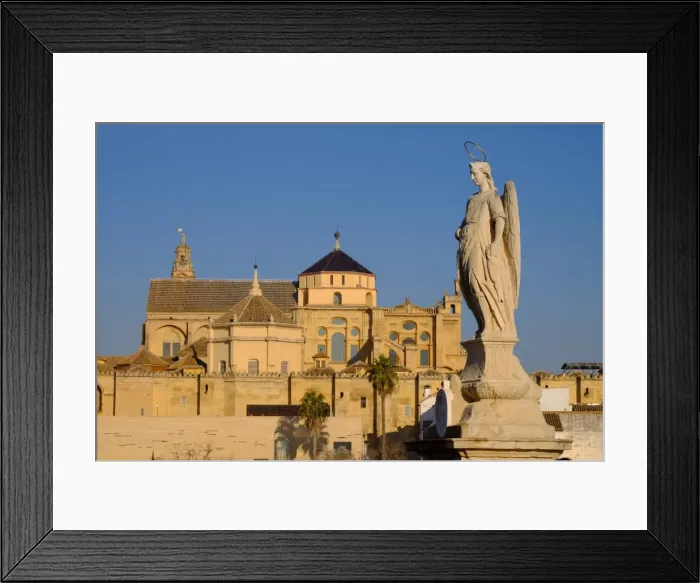 Framed Print : The Roman bridge and the Mezquita Cathedral, UNESCO World Heritage Site, Cordoba Framed Print : The Roman bridge and the Mezquita Cathedral, UNESCO World Heritage Site, Cordoba