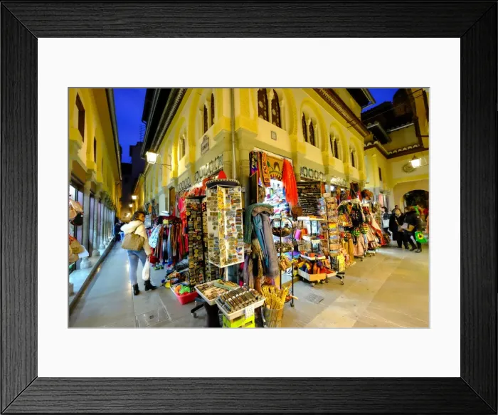 Framed Print : Al Caiceria street market, Granada, Andalucia, Spain, Europe Framed Print : Al Caiceria street market, Granada, Andalucia, Spain, Europe