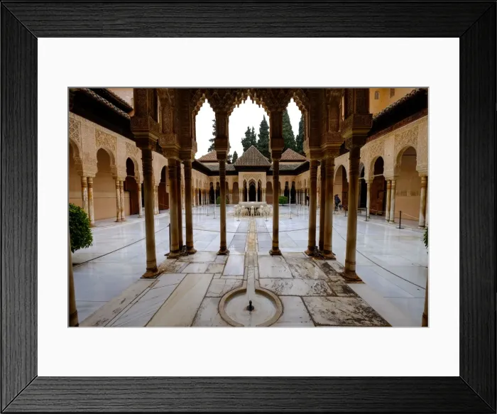 Framed Print : Palace of the Lions (Palacio de los Leones), The Alhambra, UNESCO World Heritage Site Framed Print : Palace of the Lions (Palacio de los Leones), The Alhambra, UNESCO World Heritage Site