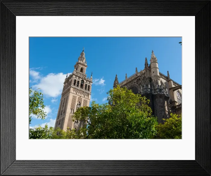 Framed Print : Sevilla Cathedral and Giralda, UNESCO World Heritage Site, Seville, Andalucia, Spain Framed Print : Sevilla Cathedral and Giralda, UNESCO World Heritage Site, Seville, Andalucia, Spain