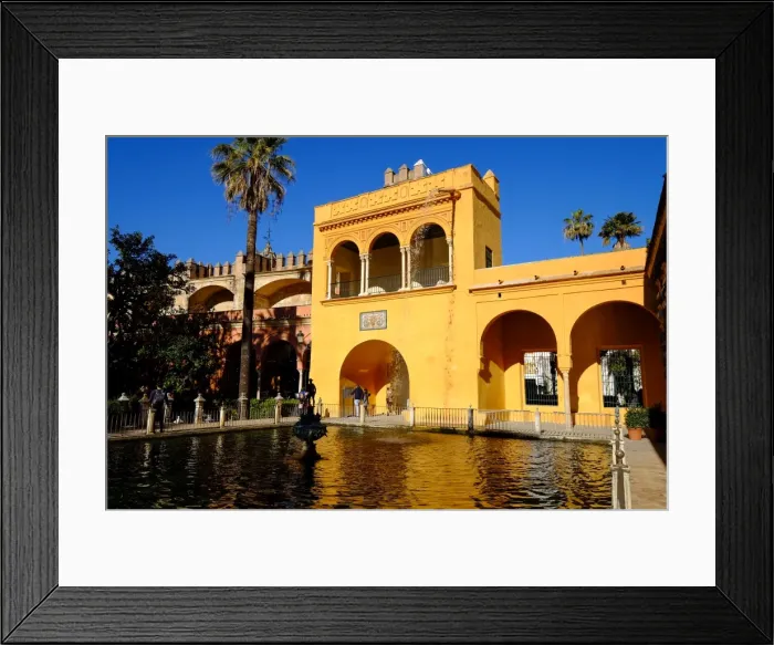 Framed Print : Fuente de Mercurio, Real Alcazar, UNESCO World Heritage Site, Seville, Andalucia Framed Print : Fuente de Mercurio, Real Alcazar, UNESCO World Heritage Site, Seville, Andalucia