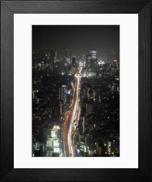 Framed Print : Night view of Tokyo from Tokyo City View observation deck, Roppongi Hills, Tokyo Framed Print : Night view of Tokyo from Tokyo City View observation deck, Roppongi Hills, Tokyo
