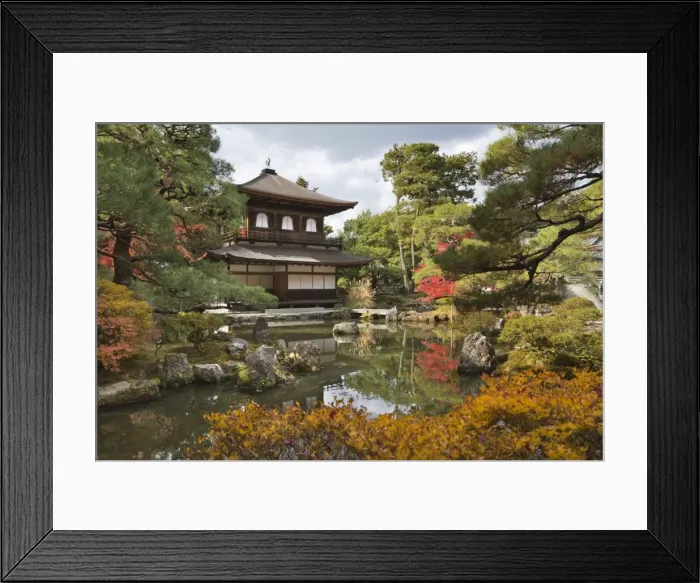Framed Print : The Silver Pavilion, Buddhist Temple of Ginkaku-ji, Northern Higashiyama, Kyoto, Japan Framed Print : The Silver Pavilion, Buddhist Temple of Ginkaku-ji, Northern Higashiyama, Kyoto, Japan