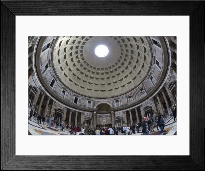 Framed Print : Interior church of St. Mary of the Martyrs and cupola inside the Pantheon, UNESCO Framed Print : Interior church of St. Mary of the Martyrs and cupola inside the Pantheon, UNESCO