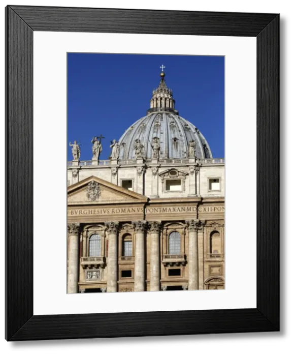 Framed Print : St. Peters Basilica, UNESCO World Heritage Site, Vatican City, Rome, Lazio, Italy Framed Print : St. Peters Basilica, UNESCO World Heritage Site, Vatican City, Rome, Lazio, Italy